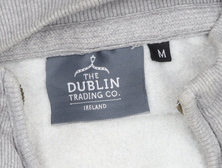 The Dublin Trading Co. Men's Grey Hooded Jacket M