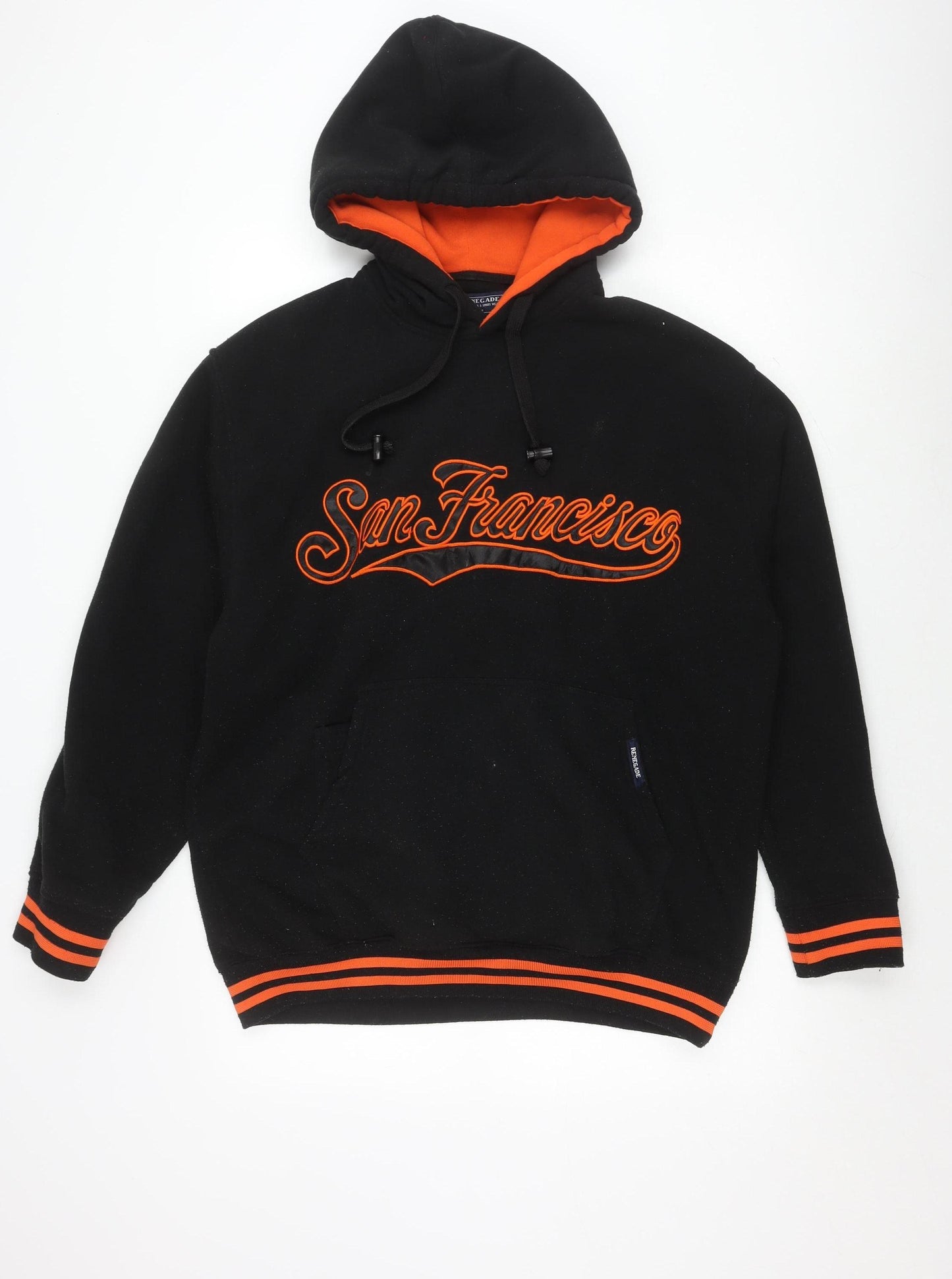 Renegade Men's Black Pullover Hoodie L