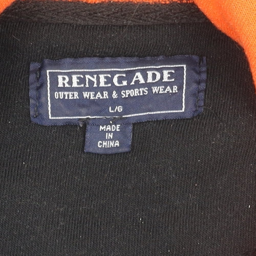 Renegade Men's Black Pullover Hoodie L