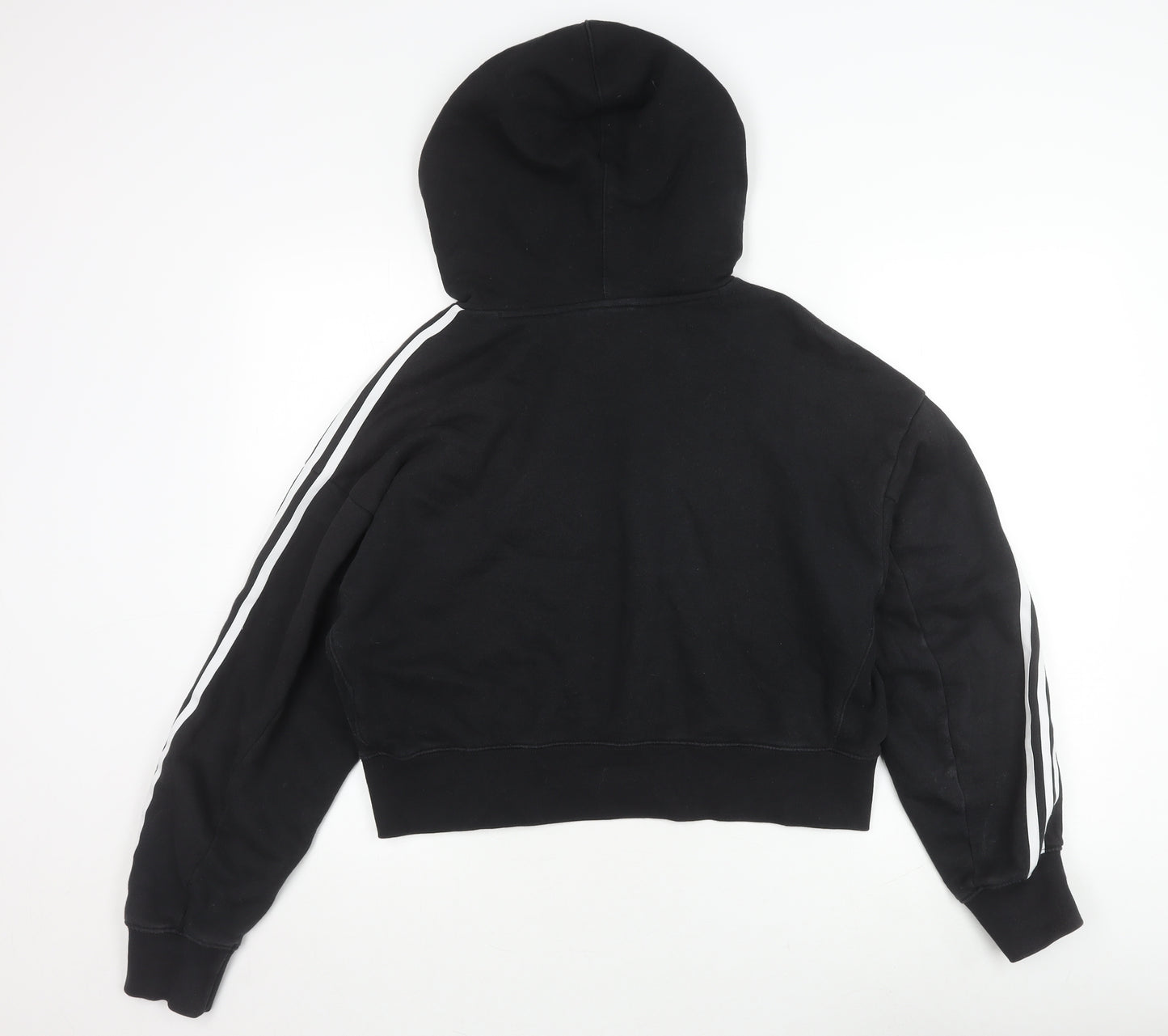 adidas Women's Black Hoodie, Size 10, Pullover