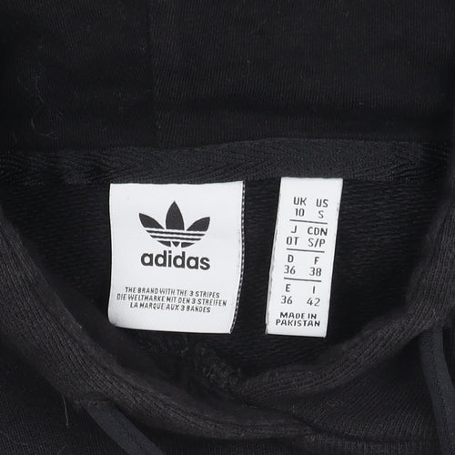 adidas Women's Black Hoodie, Size 10, Pullover