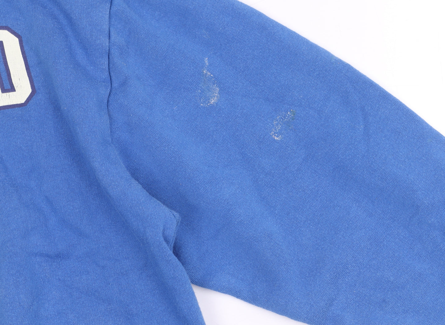 Pull&Bear Blue Unisex L Sweatshirt with Logo