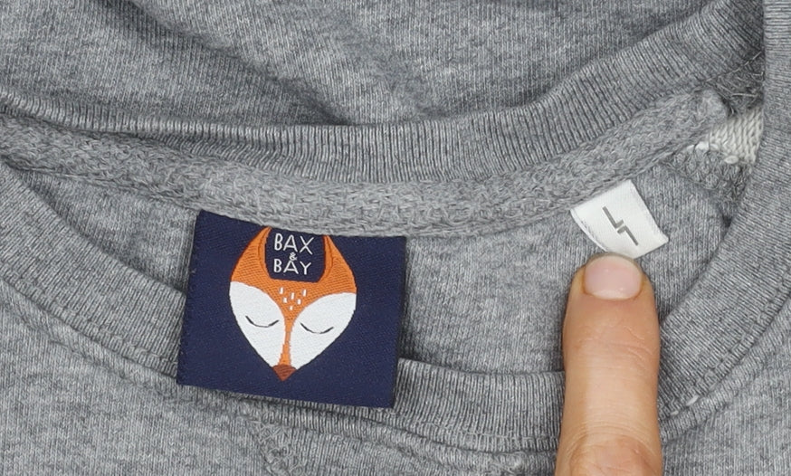 Bax & Bay Unisex Grey Sweatshirt L Pullover Rainbow