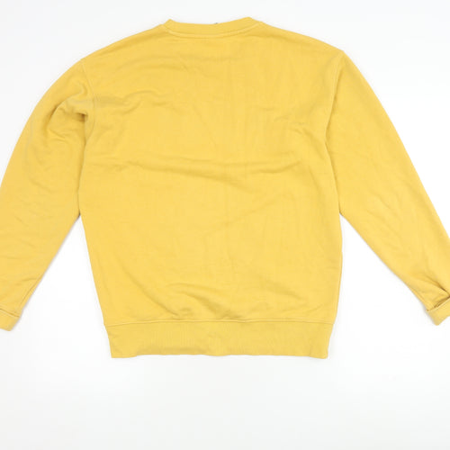 New Balance Men's Yellow Pullover Sweatshirt S