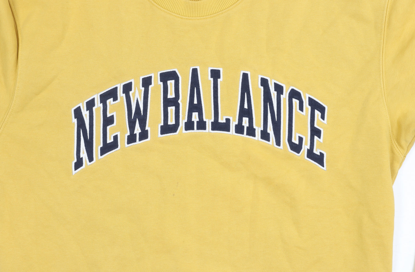 New Balance Men's Yellow Pullover Sweatshirt S