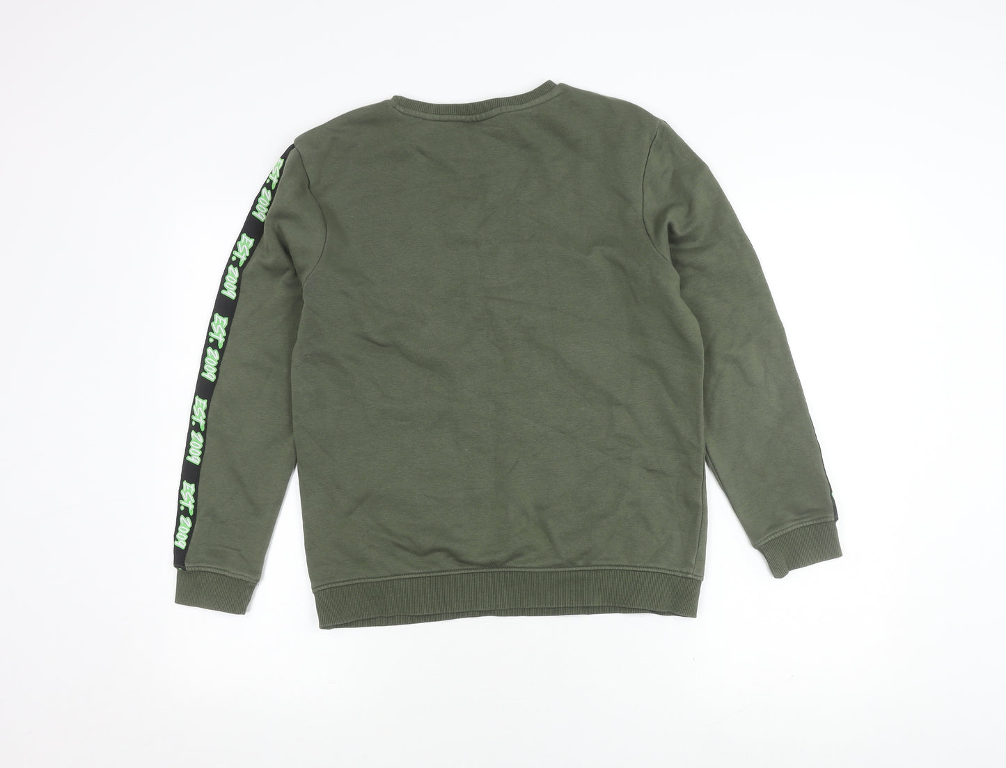 George Boys Green Minecraft Pullover Sweatshirt 12-13 Years