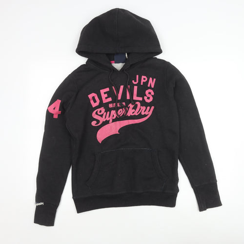 Superdry Women's Black Pullover Hoodie - M