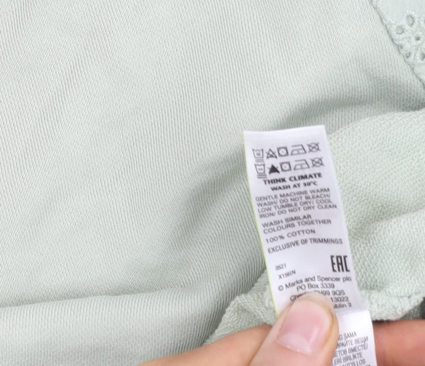 Marks and Spencer Women's Green Pullover Jumper Size 12