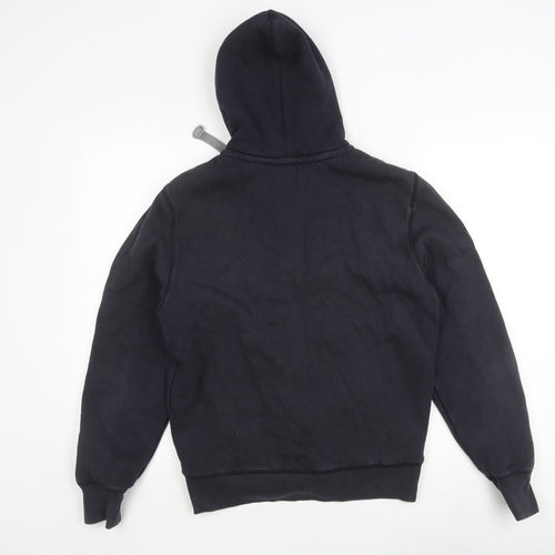 Tommy Hilfiger Unisex Black Hooded Jacket S