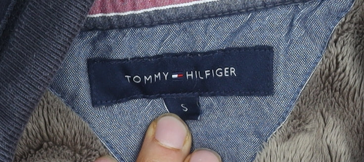 Tommy Hilfiger Unisex Black Hooded Jacket S