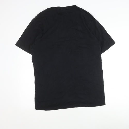 MP Men's Black Camouflage Logo T-Shirt, Size L