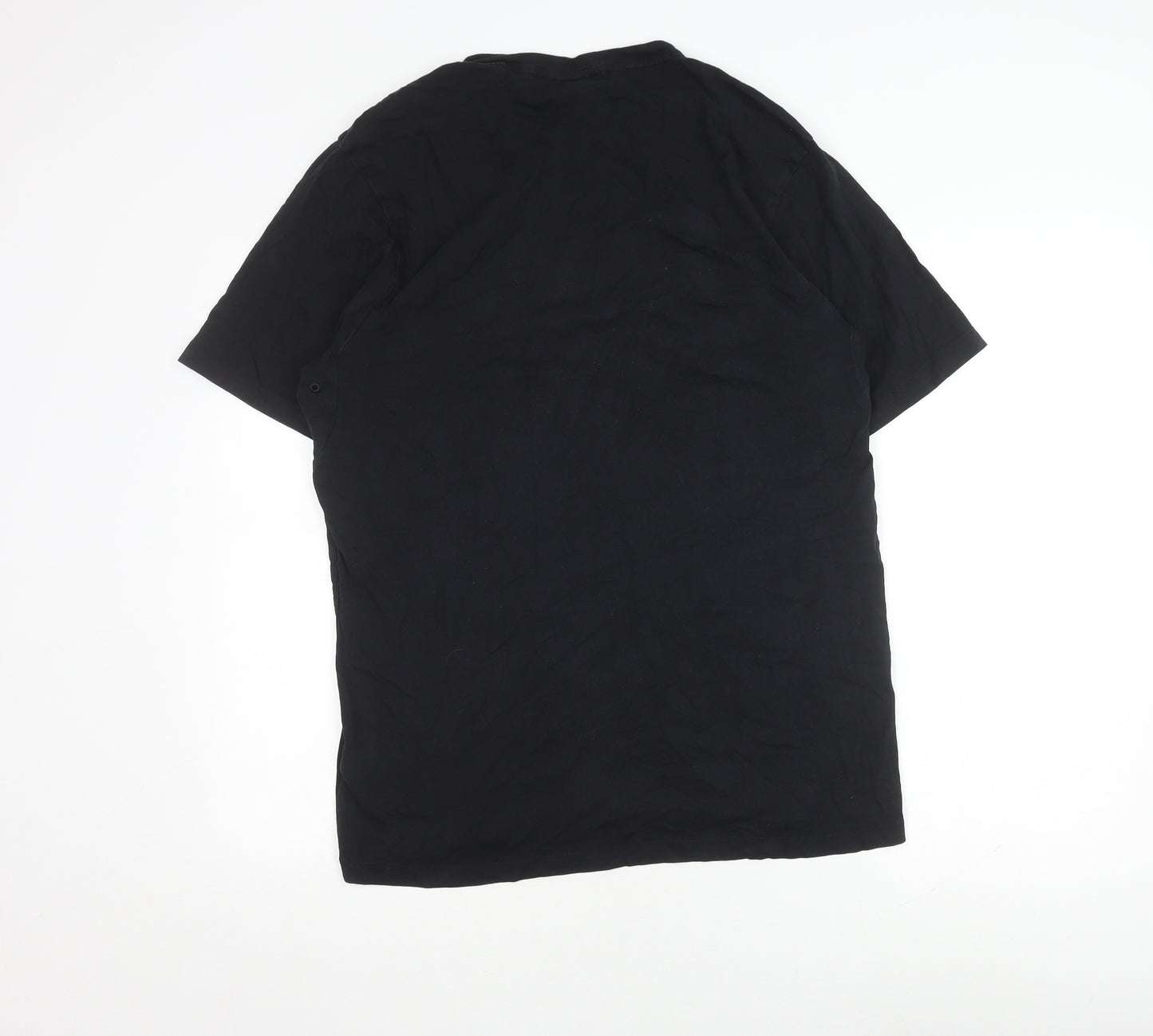 MP Men's Black Camouflage Logo T-Shirt, Size L