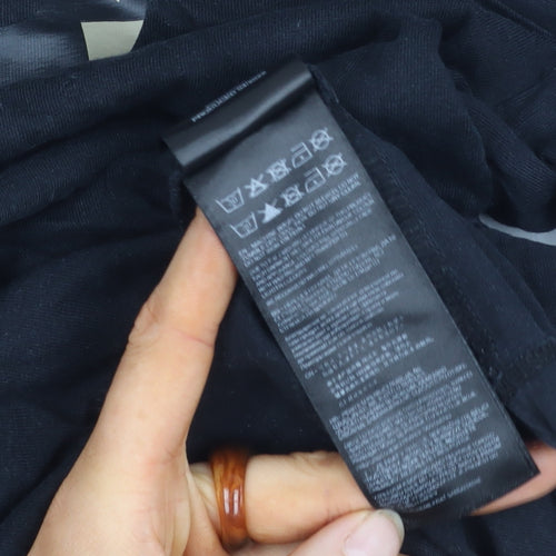 MP Men's Black Camouflage Logo T-Shirt, Size L