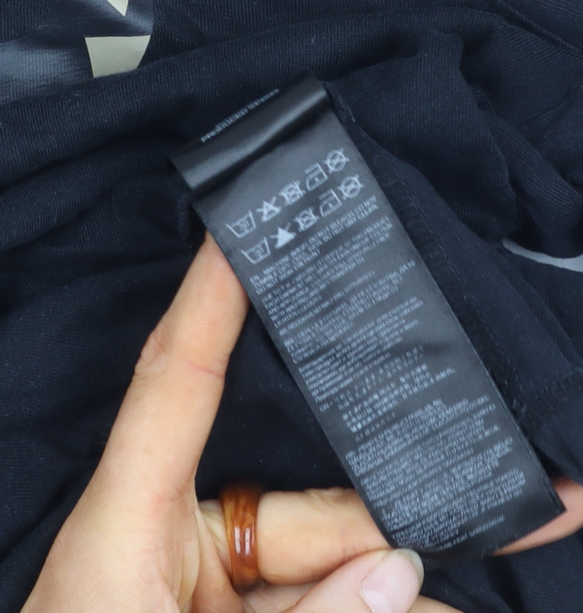 MP Men's Black Camouflage Logo T-Shirt, Size L