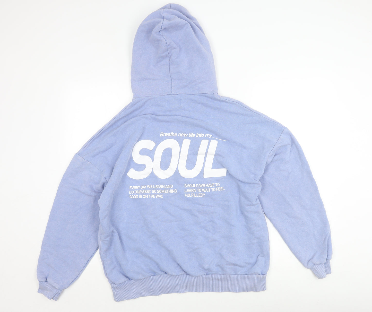 Pacific Republic Blue Teen Pullover Hoodie, Size S