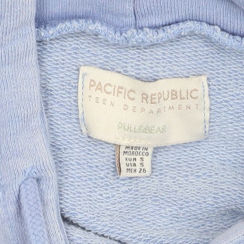 Pacific Republic Blue Teen Pullover Hoodie, Size S