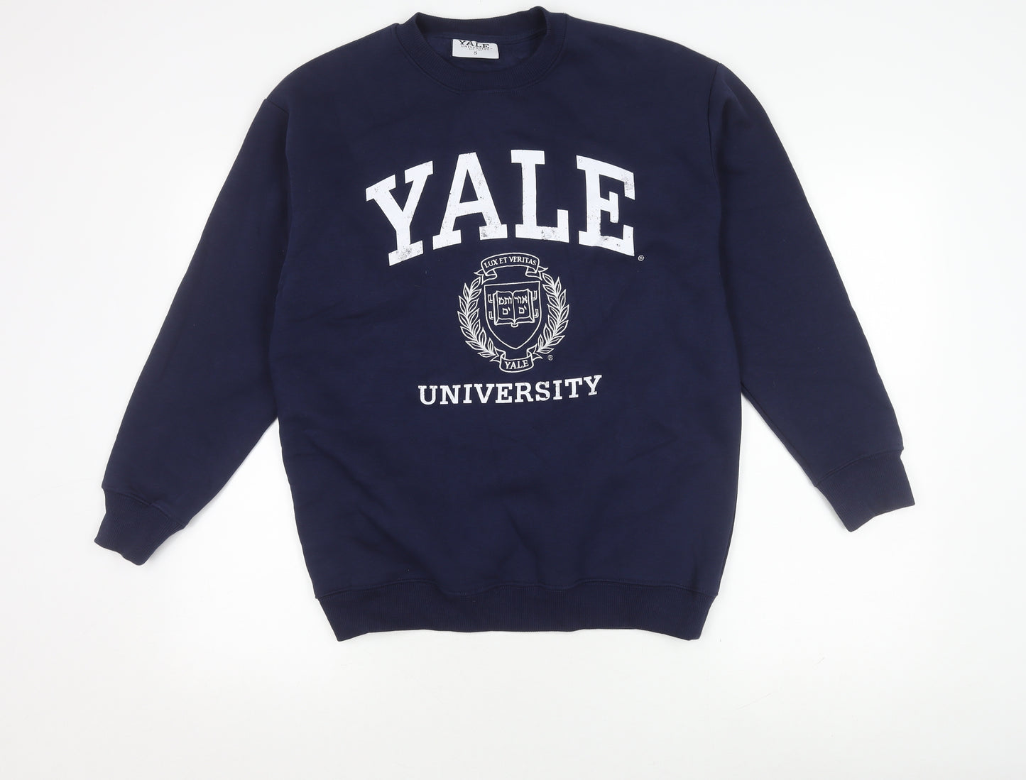 YALE UNIVERSITY Men's Blue S Pullover Sweatshirt