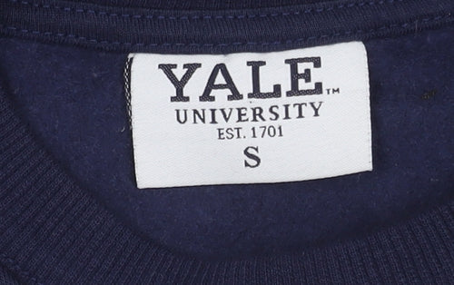 YALE UNIVERSITY Men's Blue S Pullover Sweatshirt
