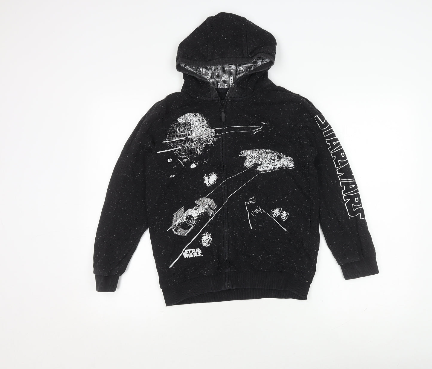 Star Wars Boys Black Hooded Jacket 12 Years