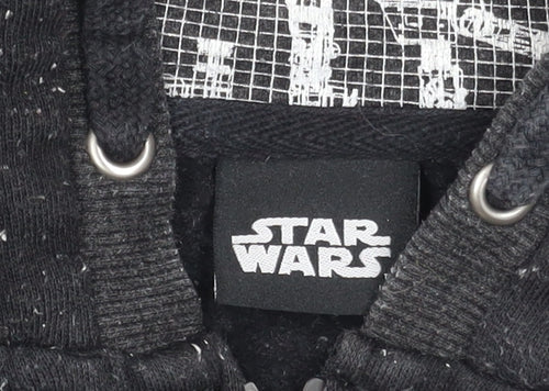 Star Wars Boys Black Hooded Jacket 12 Years