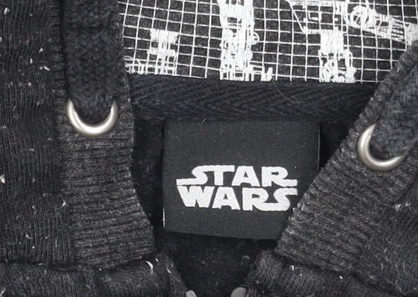 Star Wars Boys Black Hooded Jacket 12 Years