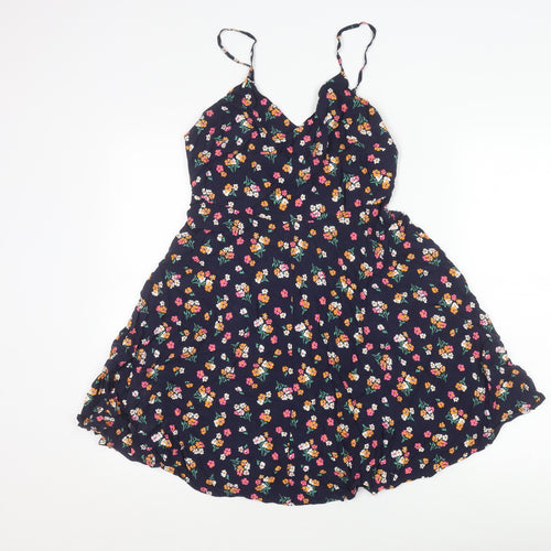 GAP Women's Multicoloured Floral Slip Dress S