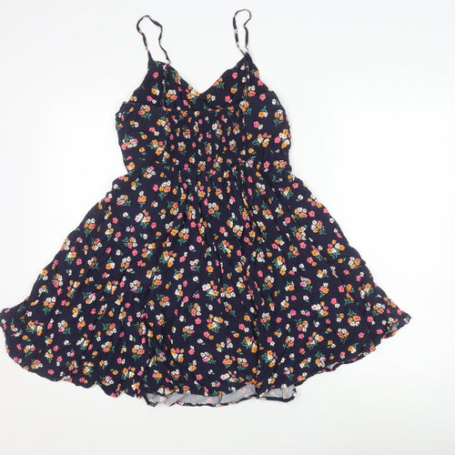 GAP Women's Multicoloured Floral Slip Dress S