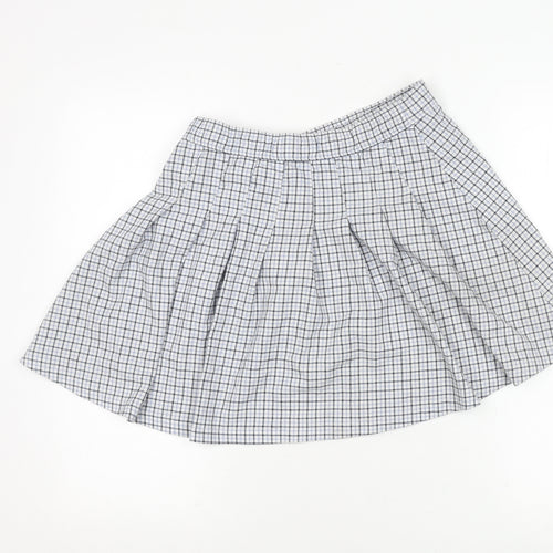 Hollister Women's Multicoloured Check Pleated Skirt M