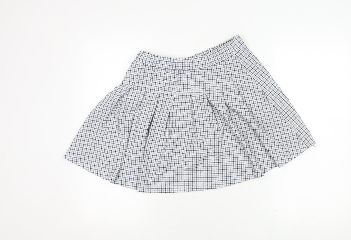Hollister Women's Multicoloured Check Pleated Skirt M