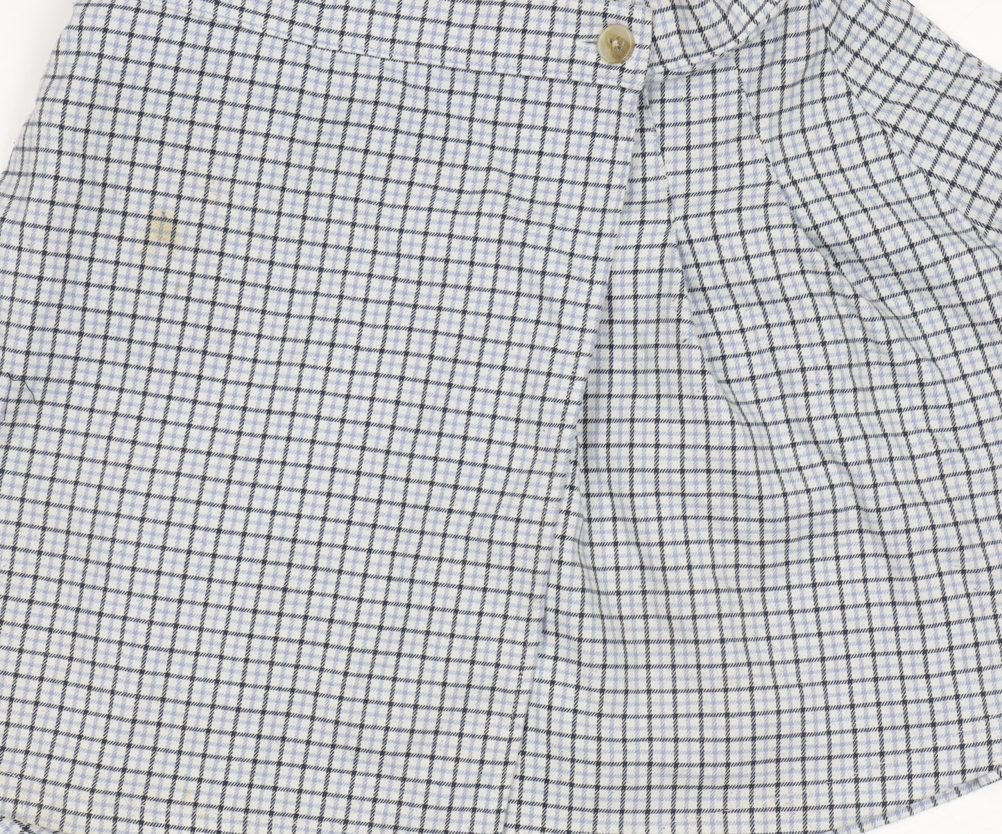 Hollister Women's Multicoloured Check Pleated Skirt M