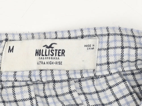 Hollister Women's Multicoloured Check Pleated Skirt M