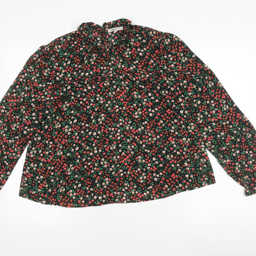 Marks and Spencer Women's Floral Blouse, UK 10, Multicoloured
