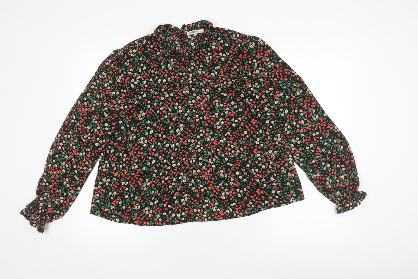 Marks and Spencer Women's Floral Blouse, UK 10, Multicoloured