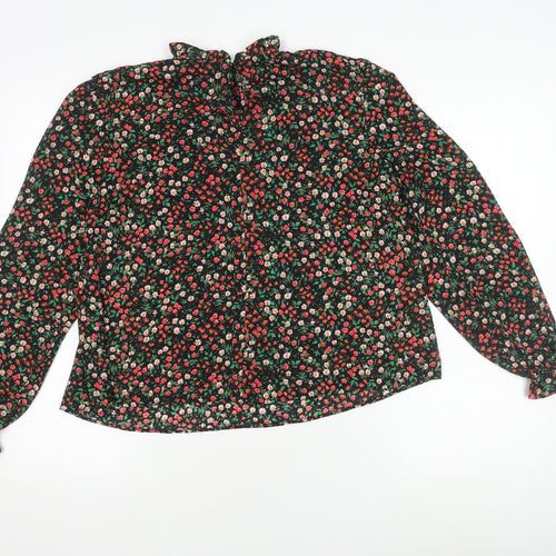 Marks and Spencer Women's Floral Blouse, UK 10, Multicoloured