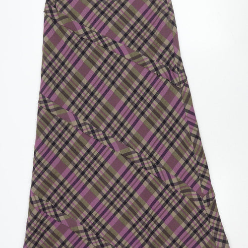 Per Una Women's Multicoloured Wool A-Line Skirt