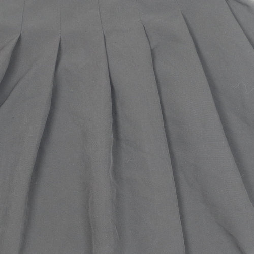 River Island Women's Black Pleated Skirt, Size 8
