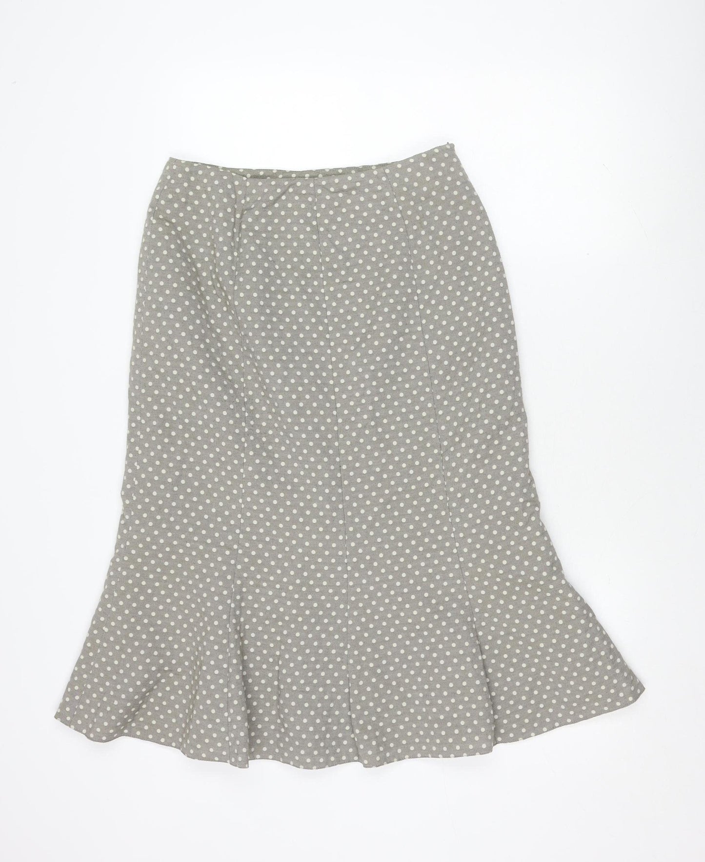 Alex & Co. Women's Grey Polka Dot Knee-Length Skirt