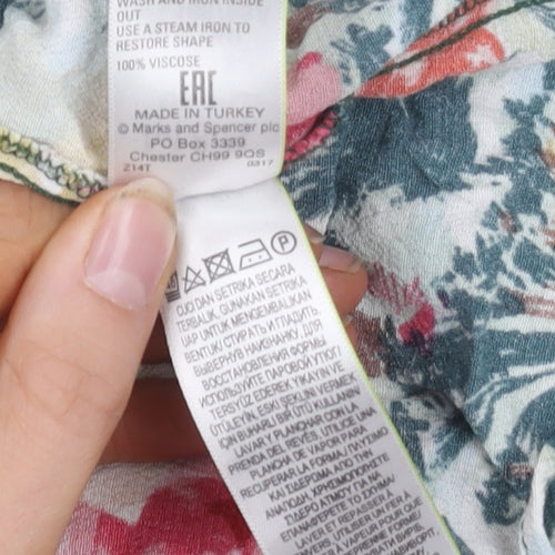 Marks and Spencer Women's Floral Blouse, Size 12