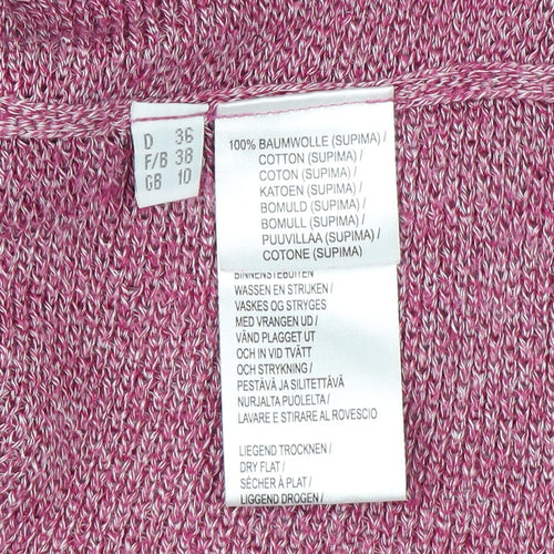 Peter Hahn Women's Pink Knit Pullover Jumper Size 10