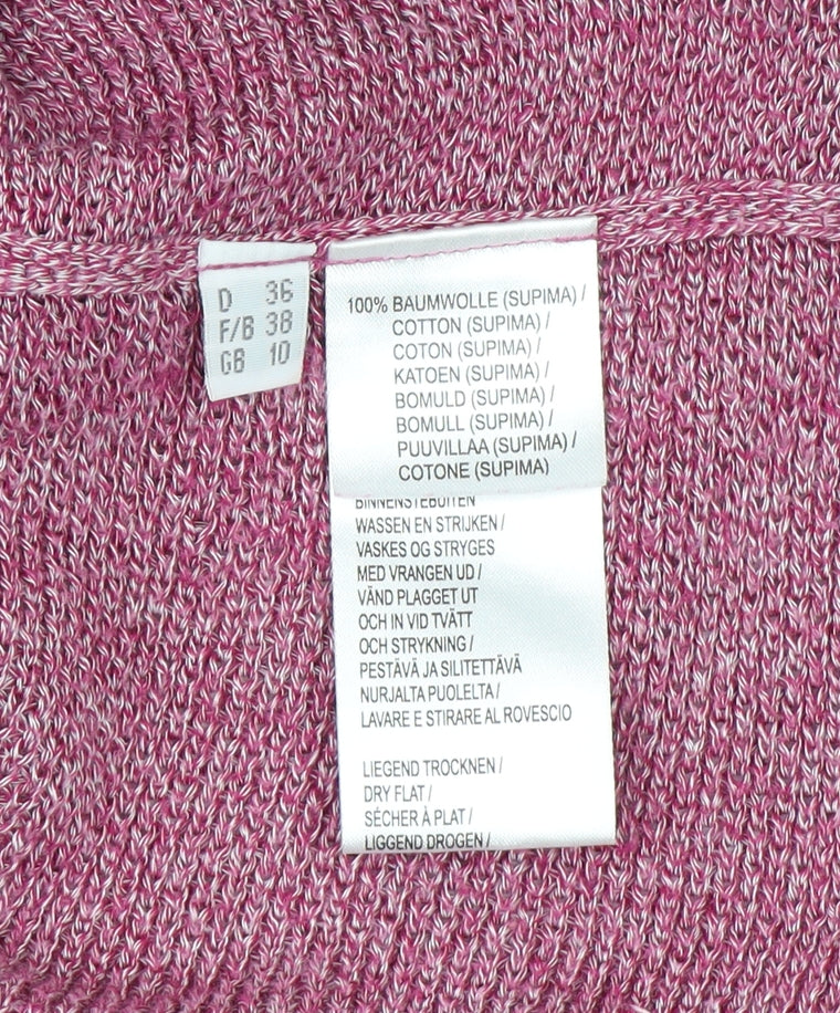 Peter Hahn Women's Pink Knit Pullover Jumper Size 10