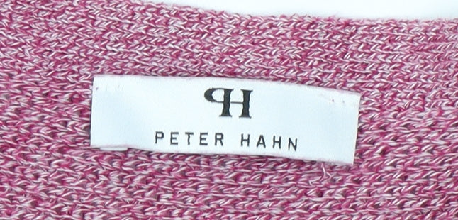 Peter Hahn Women's Pink Knit Pullover Jumper Size 10