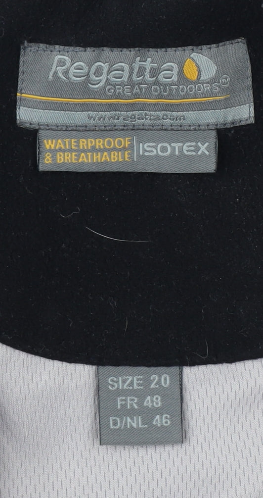 Regatta Men's Black Waterproof Fleece Jacket Size 48