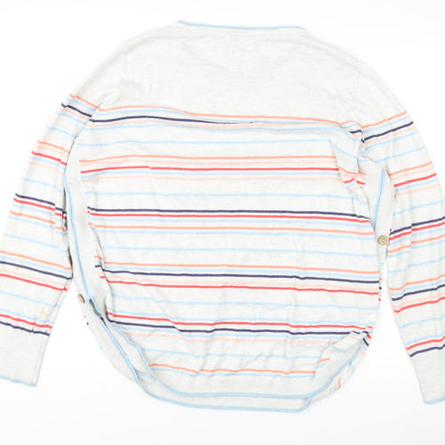 Mantaray Women's Multicoloured Striped Jumper, Size 22