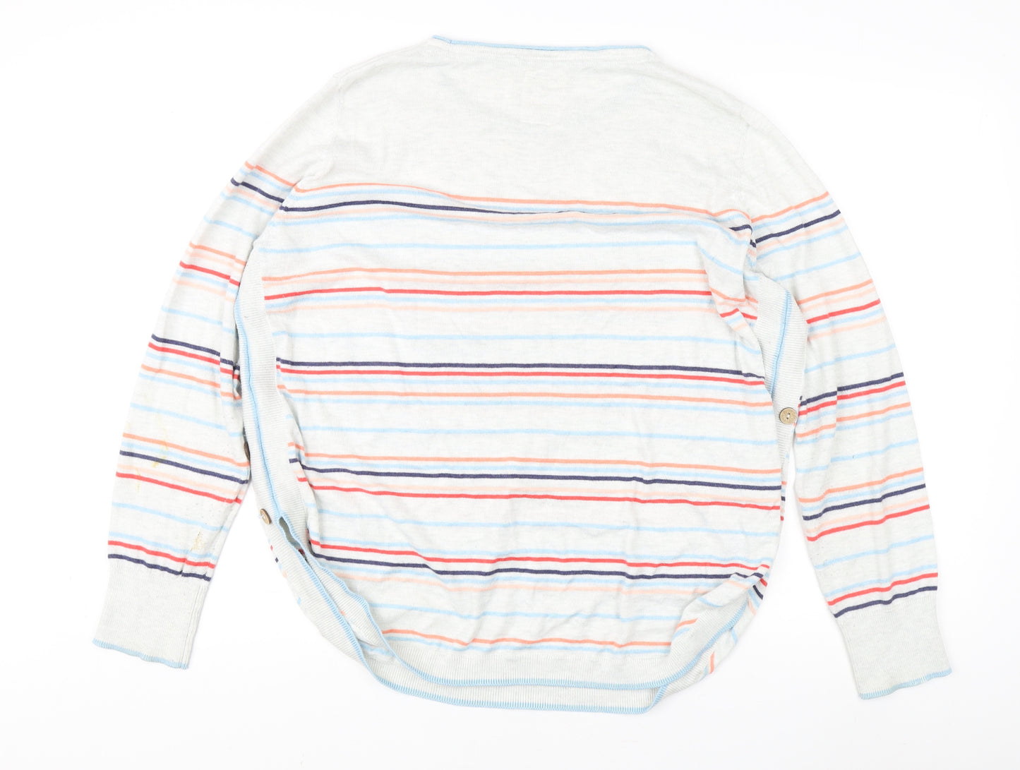 Mantaray Women's Multicoloured Striped Jumper, Size 22