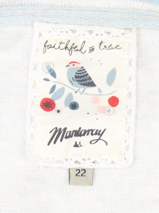 Mantaray Women's Multicoloured Striped Jumper, Size 22