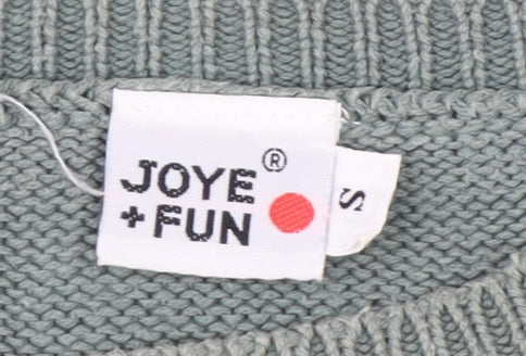 Joye + Fun Unisex Multicoloured Graphic Pullover S