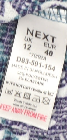 NEXT Women's Multicoloured Pleated Skirt Size 12