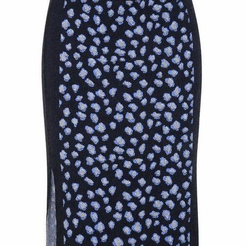 Per Una Women's Blue Animal Print Pencil Skirt Size 10
