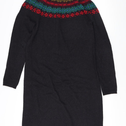 Seasalt Cornwall Women's Black Fair Isle Pullover Jumper