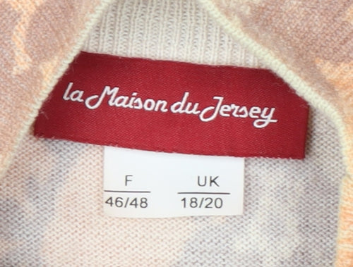 La Maison du Jersey Women’s Multicoloured Floral Pullover, Size 18/20